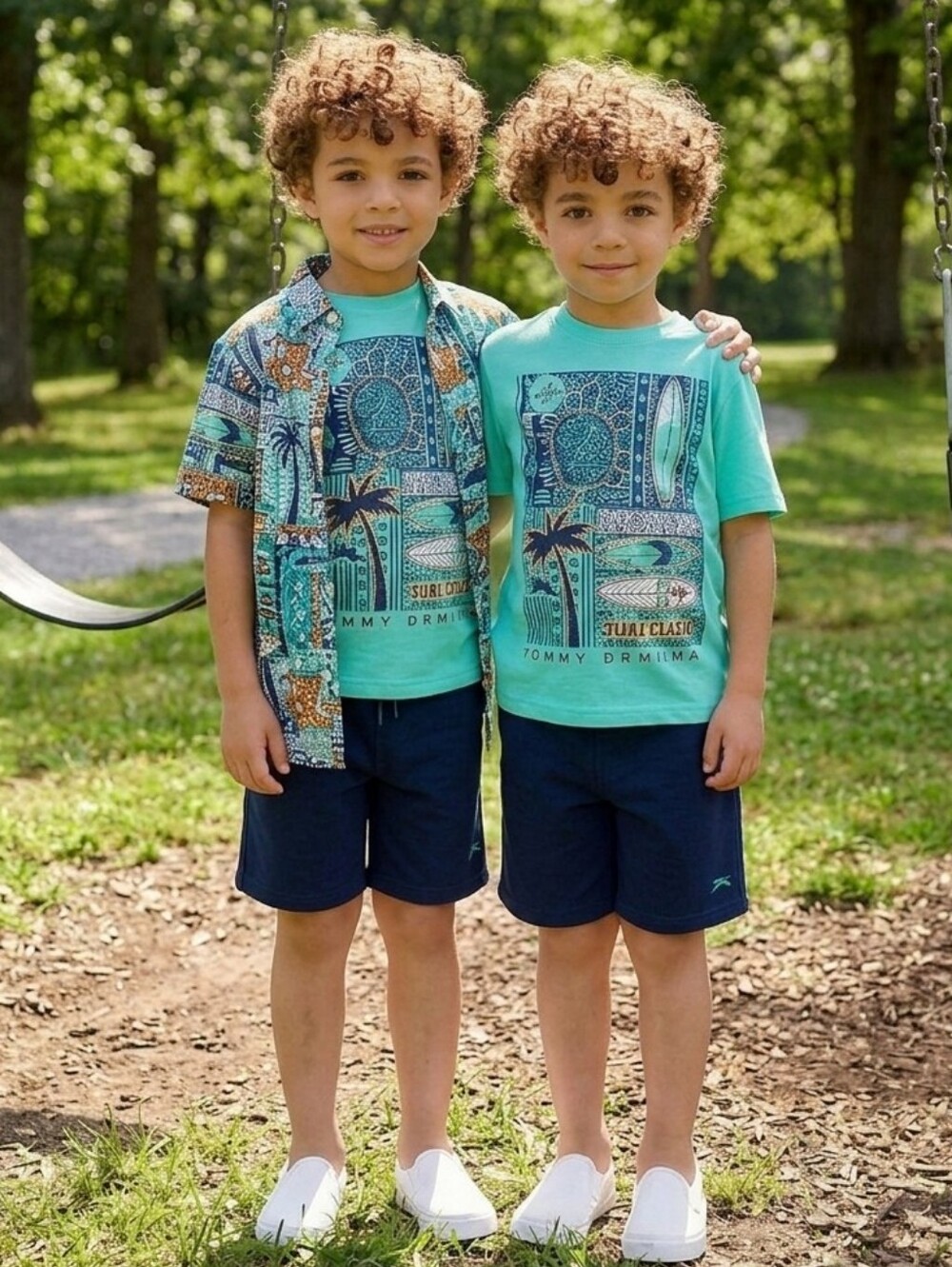 Tommy Bahama Boys' 3pc Shirt & Short Set